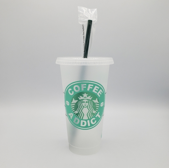 Starbucks custom reusable 24 oz. cold drink cup - Picture 3 of 9